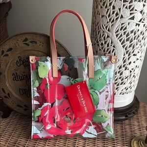 Dooney & Bourke Vibrant Red and Green Tote